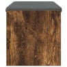 Banc d'entrée avec coussin Chêne fumé 83 x 38 x 40 cm 536921536921