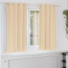 Rideaux occultants avec anneaux 2 pcs Crème 175 x 140 cm 536925536925