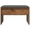 Banc d'entrée avec coussin Bois ancien 63 x 38 x 40 cm 536930536930