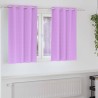 Rideaux occultants avec anneaux 2 pcs Violet 140 x 140 cm 536942536942