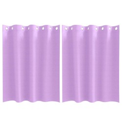 Rideaux occultants avec anneaux 2 pcs Violet 140 x 140 cm 536942536942