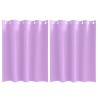Rideaux occultants avec anneaux 2 pcs Violet 140 x 140 cm 536942536942
