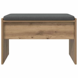 Banc d'entrée avec coussin Chêne artisanal 63 x 38 x 40 cm 536944536944