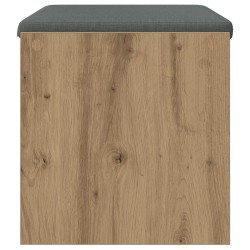 Banc d'entrée avec coussin Chêne artisanal 63 x 38 x 40 cm 536944536944