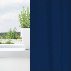 Rideaux occultants avec anneaux 2 pcs Bleu foncé 260 x 140 cm 536946536946