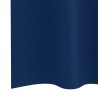 Rideaux occultants avec anneaux 2 pcs Bleu foncé 260 x 140 cm 536946536946