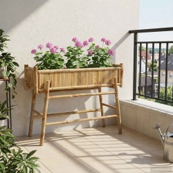 Jardinière avec support Naturel 100 x 38 x 74 cm Bambou 536949536949