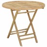 Table de Jardin Naturel 80 x 70 cm Bambou 536950536950