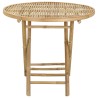 Table de Jardin Naturel 80 x 70 cm Bambou 536950536950