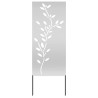Écran de confidentialité de jardin Floral Argenté 50 x 140 cm 536952536952