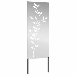 Écran de confidentialité de jardin Floral Argenté 50 x 140 cm 536952536952