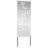 Écran de confidentialité de jardin Floral Argenté 50 x 140 cm 536952536952
