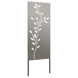 Écran de confidentialité de jardin Floral Rouillé 50 x 140 cm 536953536953
