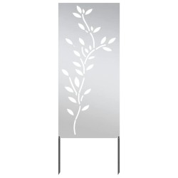 Écran de confidentialité de jardin Floral Argenté 50 x 140 cm 536959536959
