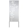 Écran de confidentialité de jardin Floral Argenté 50 x 140 cm 536959536959