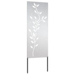 Écran de confidentialité de jardin Floral Argenté 50 x 140 cm 536959536959