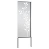 Écran de confidentialité de jardin Floral Argenté 50 x 140 cm 536959536959