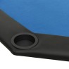 Table de poker pliable 8 joueurs Bleu 108x108x75 cm 536960536960
