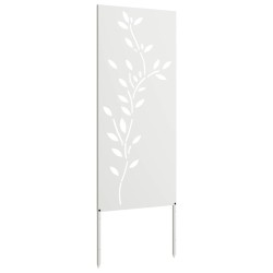 Écran de confidentialité de jardin Floral Blanc 50 x 140 cm 536961536961
