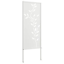 Écran de confidentialité de jardin Floral Blanc 50 x 140 cm 536961536961