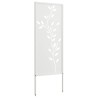 Écran de confidentialité de jardin Floral Blanc 50 x 140 cm 536961536961