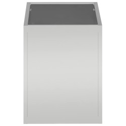 Cache-pot de jardin Acier galvanisé 50 x 32 x 40 cm 536965536965