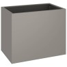 Cache-pot de jardin Acier patiné 50 x 32 x 40 cm Acier patiné 536967536967