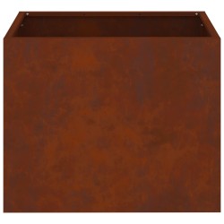 Cache-pot de jardin Acier patiné 50 x 32 x 40 cm Acier patiné 536967536967
