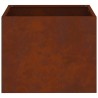 Cache-pot de jardin Acier patiné 50 x 32 x 40 cm Acier patiné 536967536967