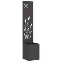 Écran de confidentialité de jardin Fretwork Noir 32 x 150 cm 536968536968