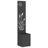 Écran de confidentialité de jardin Fretwork Noir 32 x 150 cm 536968536968