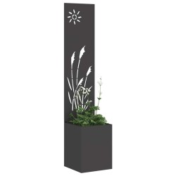 Écran de confidentialité de jardin Fretwork Noir 32 x 150 cm 536968536968
