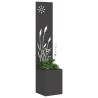 Écran de confidentialité de jardin Fretwork Noir 32 x 150 cm 536968536968