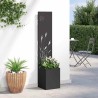 Écran de confidentialité de jardin Fretwork Noir 32 x 150 cm 536968536968