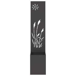 Écran de confidentialité de jardin Fretwork Noir 32 x 150 cm 536968536968