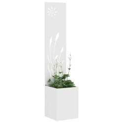 Écran de confidentialité de jardin Fretwork Blanc 32 x 150 cm 536969536969