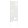 Écran de confidentialité de jardin Fretwork Blanc 50 x 140 cm 536974536974