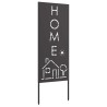 Écran de confidentialité de jardin Fretwork Noir 50 x 140 cm 536976536976