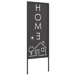 Écran de confidentialité de jardin Fretwork Noir 50 x 140 cm 536976536976