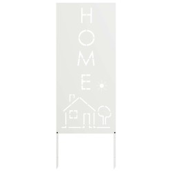 Écran de confidentialité de jardin Fretwork Blanc 50 x 140 cm 536977536977