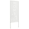 Écran de confidentialité de jardin Fretwork Blanc 50 x 140 cm 536977536977