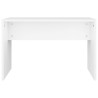 Tabouret de toilette Blanc 70x35x45 cm Bois d'ingénierie 536980536980