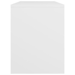 Tabouret de toilette Blanc 70x35x45 cm Bois d'ingénierie 536980536980