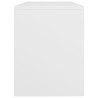 Tabouret de toilette Blanc 70x35x45 cm Bois d'ingénierie 536980536980