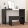 Tabouret de toilette Noir 70x35x45 cm Bois d'ingénierie 536984536984