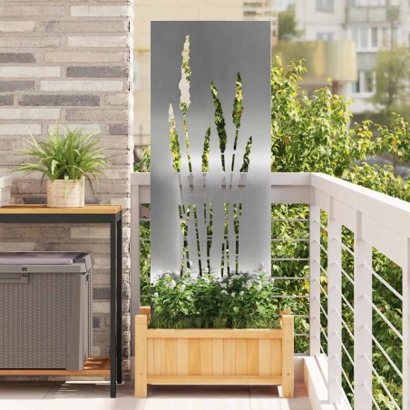 Écran de confidentialité de jardin Floral Argenté 50 x 140 cm 536987536987