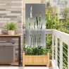 Écran de confidentialité de jardin Floral Argenté 50 x 140 cm 536987536987
