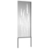 Écran de confidentialité de jardin Floral Argenté 50 x 140 cm 536987536987