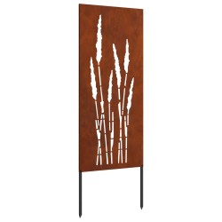 Écran de confidentialité de jardin Floral Rouillé 50 x 140 cm 536988536988
