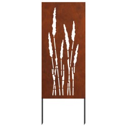 Écran de confidentialité de jardin Floral Rouillé 50 x 140 cm 536988536988